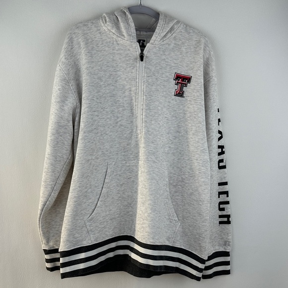 Russell Texas Tech Half Zip Hoodie - Picture 1 of 7